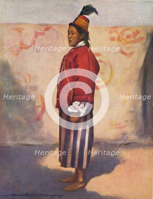 'A Soldier of the Maharaja of Sikkim', 1903. Artist: Mortimer L Menpes.