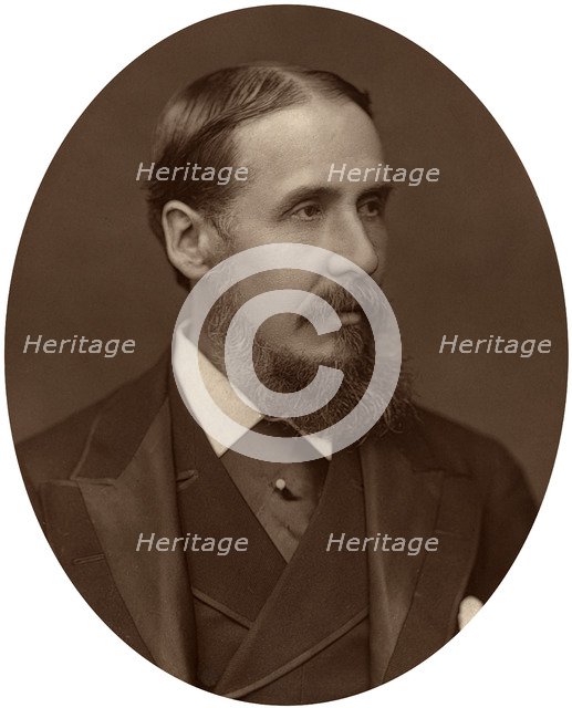 Sir Charles Rivers Wilson, knight, civil servant and financier, c 1880.Artist: Lock & Whitfield