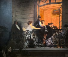 Le Balcon, 1905-1906. Creator: Prinet, René François Xavier (1861-1946).