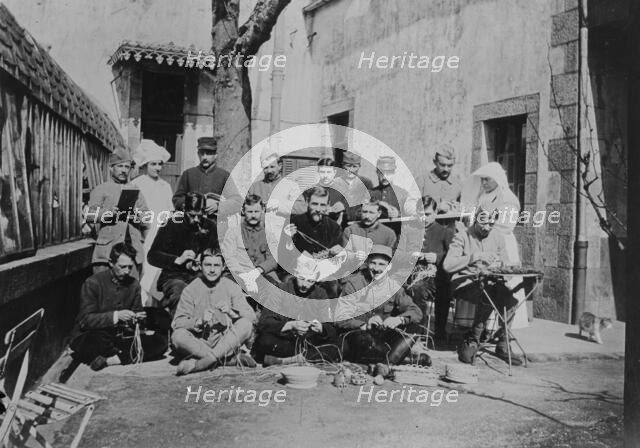 Wounded, Quimper, 1918. Creator: Bain News Service.