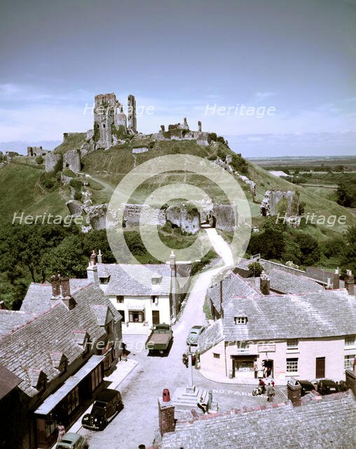 Corfe Castle, Dorset, c1955-1970. Creator: Arthur Charles Kirby Ware.