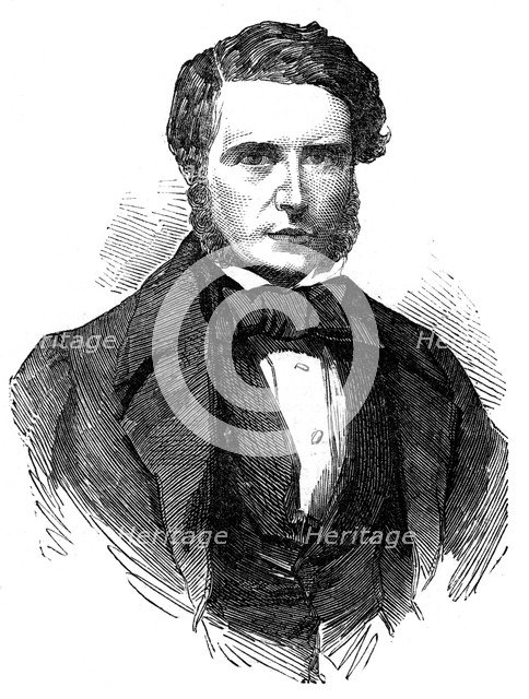 Lieutenant Samuel Gurney Cresswell (1827-1867), naval officer, 1853. Artist: Unknown