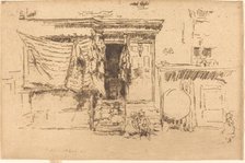 Rag-Shop, Milman's Row, c. 1886/1888. Creator: James Abbott McNeill Whistler.