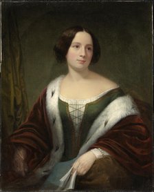 Unidentified woman, 1852.  Creator: Francis Bicknell Carpenter.