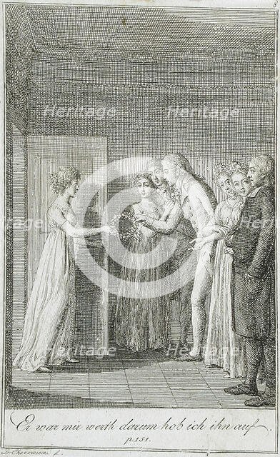 Illustration to Becker's Pocketbook für 1799. Creator: Daniel Nikolaus Chodowiecki.