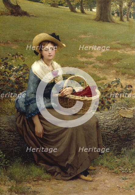 The Lass of Richmond Hill, 1876. Creator: George Dunlop Leslie.