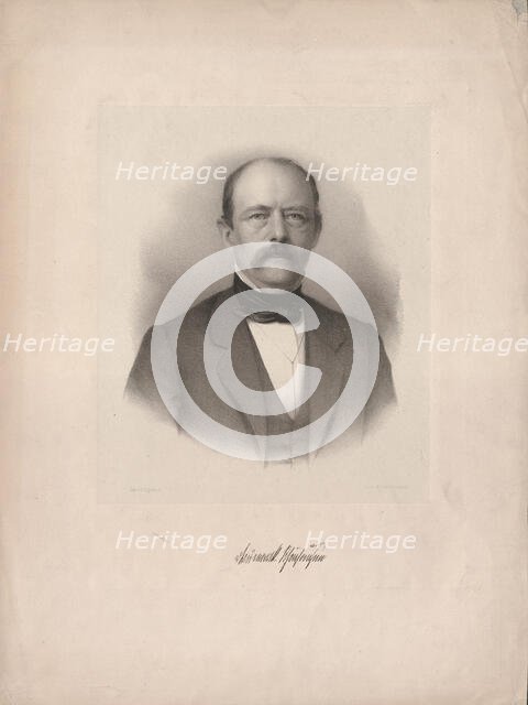 Portrait of Otto von Bismarck (1815-1898), 1860. Creator: Anonymous.
