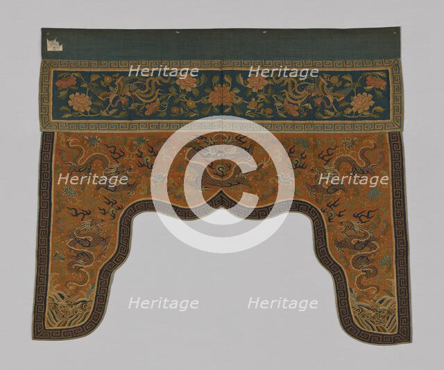 Valance, China, Qing dynasty (1644-1911), 1775/1800. Creator: Unknown.