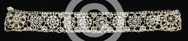 Needlepoint (Reticella) Lace Insertion, 16th century. Creator: Unknown.