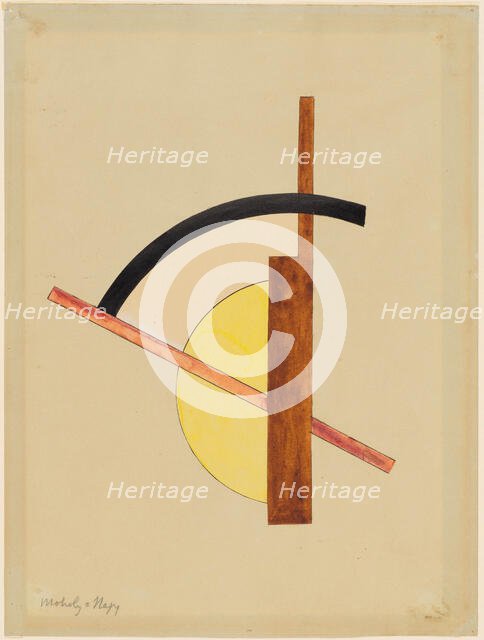 Composition, 1921. Creator: Moholy-Nagy, Laszlo (1895-1946).