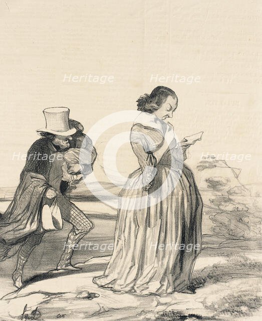 Saperlotte!...que je voudrais...que ma femme ait fini.., 1844. Creator: Honore Daumier.