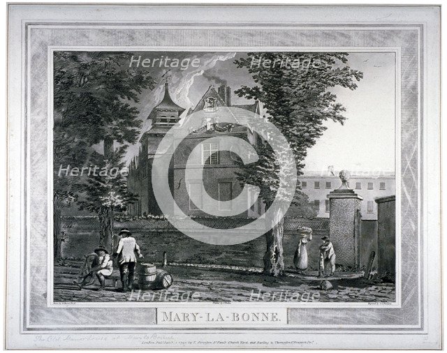 The Manor House in Marylebone, London, 1791. Artist: George Isham Parkyns