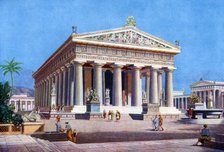 The Temple of Poseidon, Paestum (Pesto), Italy, 1933-1934. Artist: Unknown