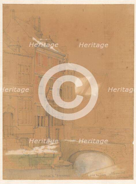 House of tanners in Maastricht, 1839. Creator: Alexander Schaepkens.