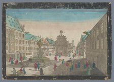 View of the Weinmarkt  in Augsburg, 1742-1801. Creator: Anon.