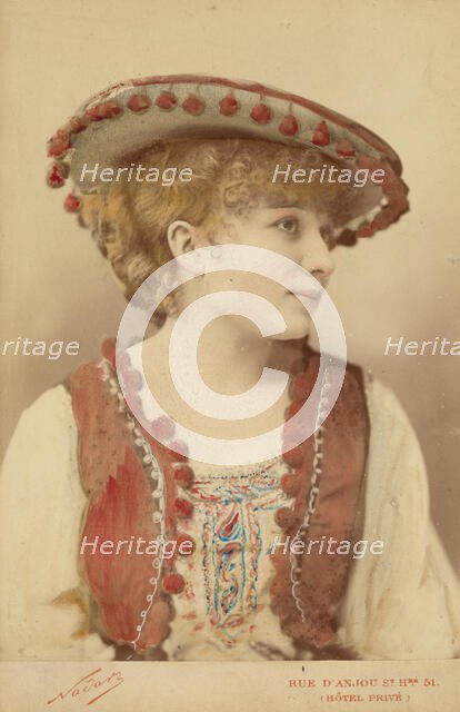 Marguerite Ugalde, 1883. Creator: Paul Nadar.