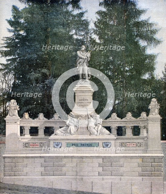 Monument to Leon Gambetta, Ville d'Avray, Paris, 1891. Creator: Henri Meyer.