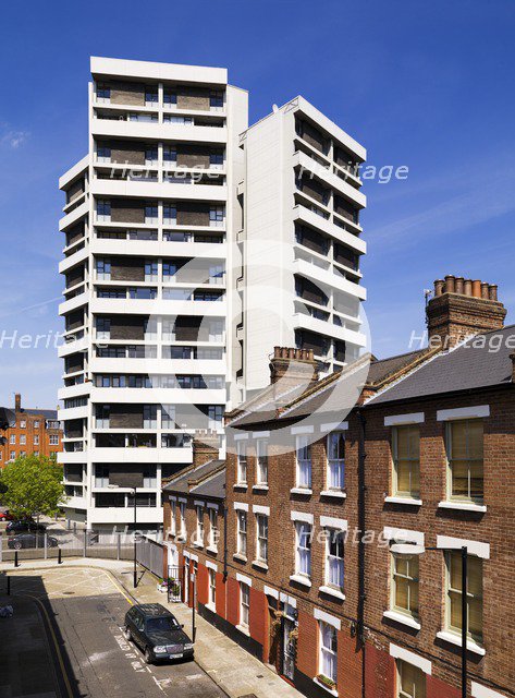 Keeling House, Claredale Street, Bethnal Green, Tower Hamlets, London, 2011. Artist: James O Davies.