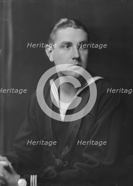 Mr. Harry Dornblaser, portrait photograph, 1918 Mar. 11. Creator: Arnold Genthe.