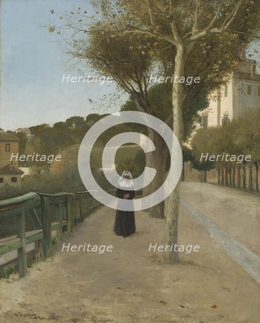 View from Rome, 1882. Creator: Christian Skredsvig.