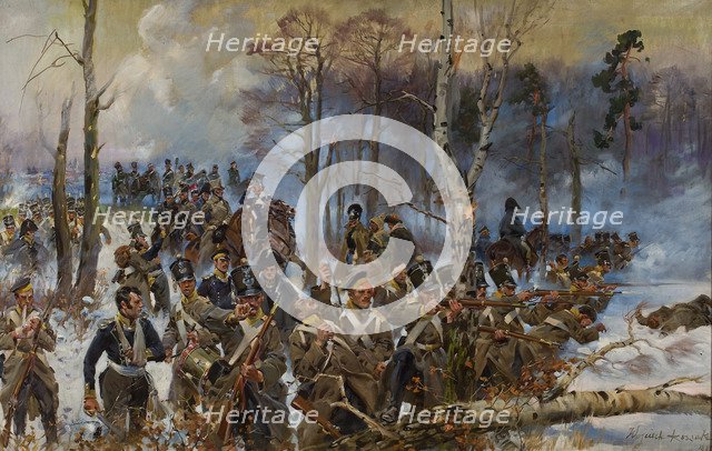 The battle of Olszynka Grochowska, February 25, 1831, 1886.