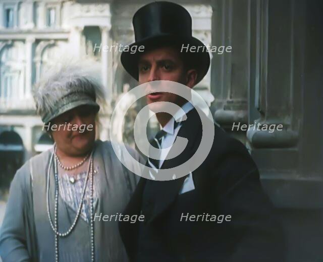 The Italian Opera Singer Luisa Tetrazzini Marrying Pietro Vernati, 1926. Creator: British Pathe Ltd.