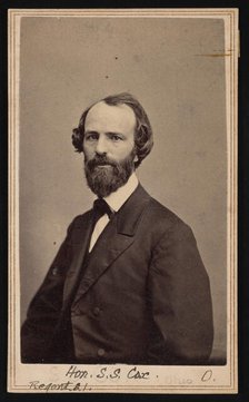Portrait of Samuel Sullivan Cox (1824-1889), Before 1889. Creators: Charles De Forest Fredricks, Charles D. Fredricks & Co.