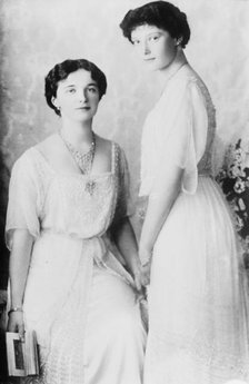 Olga & Tatiana of Russia, between c1910 and c1915. Creator: Bain News Service.