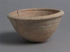 Bowl, Coptic, 4th-7th century. Creator: Unknown.