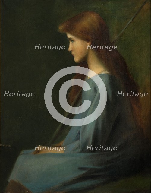 The little shepherdess (La Petite Bergère), c. 1890.