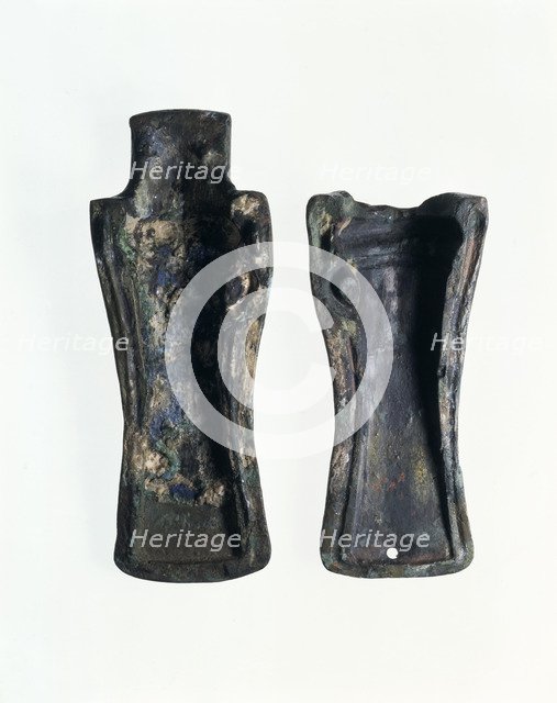 An axe mould. Artist: Unknown