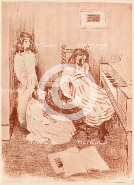 Bouderie, 1898. Creator: Alfredo Müller (Italian, 1869-1940); Imprimerie Champenois.