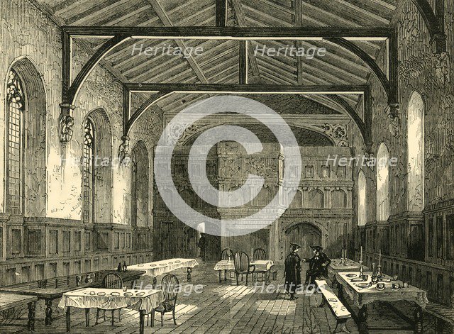 'The College Hall', (1881). Creator: Unknown.