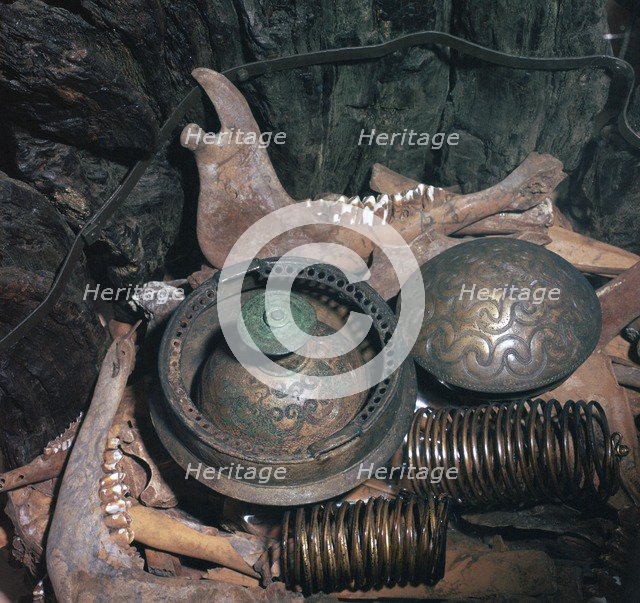 Contents of a sacrificial well in Denmark. Artist: Unknown