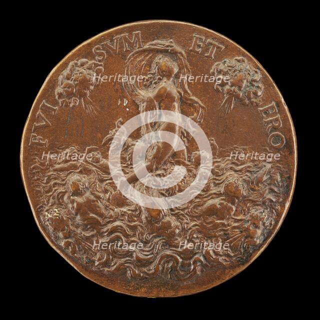 Fortune on a Dolphin [reverse], c. 1548. Creator: Pietro Paolo Galeotti.