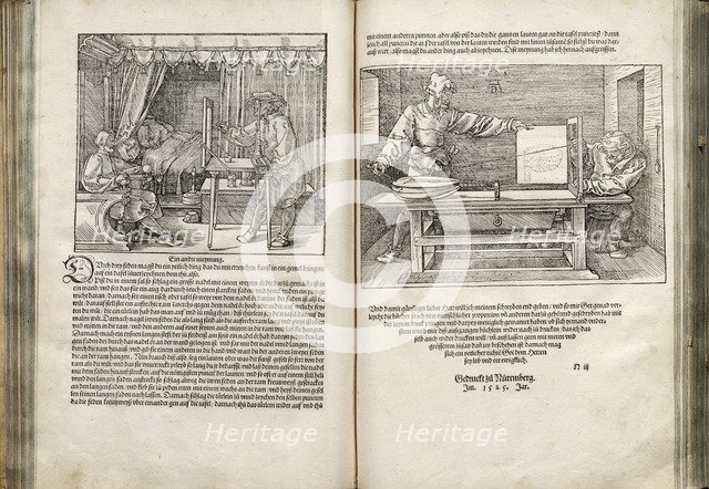 Illustration from the Four Books on Human Proportion, 1528. Artist: Dürer, Albrecht (1471-1528)