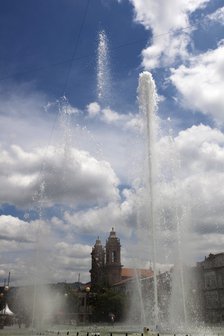 Fountain in Republic Square, Braga, Portugal, 2009. Artist: Samuel Magal