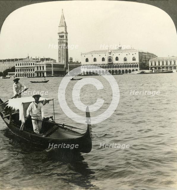 'Venice - "white swan of cities." N. from S. Giorgio Island, Italy', c1909. Creator: Unknown.