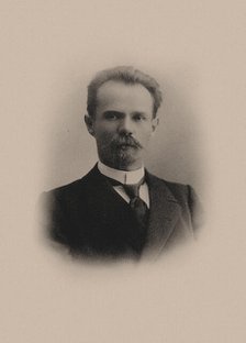 Portrait of the composer Georgi Eduardovich Conus (1862-1933), 1910s. Creator: Anonymous.