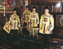 The State Trumpeters used at the Coronation of Queen Elizabeth II, 1953. Creator: Arthur Charles Kirby Ware.