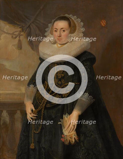 Portrait of a Lady, c1625-1630. Creator: Pieter Soutman.