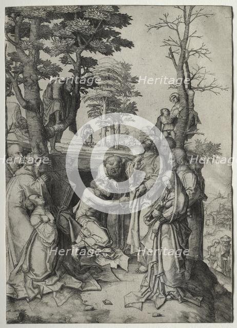 The Raising of Lazarus, by 1508. Creator: Lucas van Leyden (Dutch, 1494-1533).