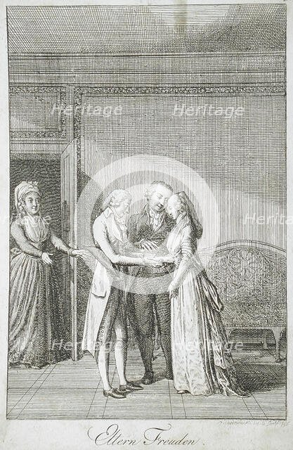 Parental Joys, 1795. Creator: Daniel Nikolaus Chodowiecki.