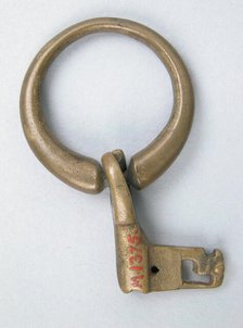 Key on Ring, Byzantine, 395-640. Creator: Unknown.