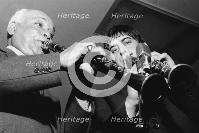 Albert Nicholas and Andy Cooper, 1967. Creator: Brian Foskett.