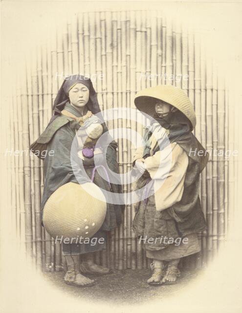 Mendicant Nuns, 1863-1868. Creator: Felice Beato.