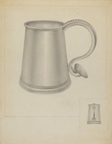 Silver Communion Mug, c. 1936. Creator: Isidore Steinberg.