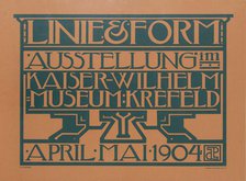 Linie & Form exhibition, 1904. Creator: Praetere, Jules de (1879-1947).