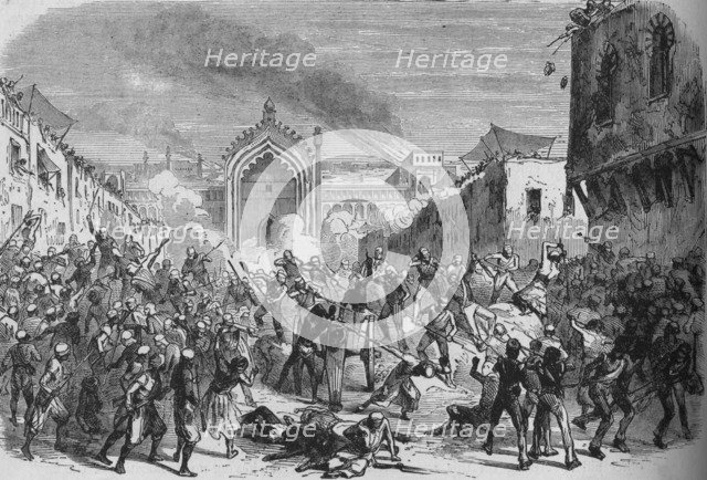 'Fall of Lucknow', c1880. Artist: Unknown.