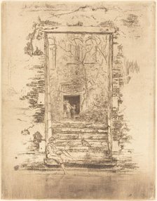 Garden, 1880. Creator: James Abbott McNeill Whistler.